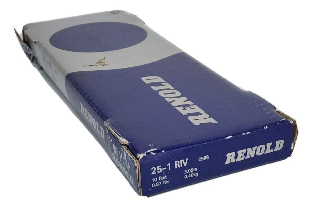 NIB RENOLD 25RB 25-1 RIV 10 FEET CHAIN