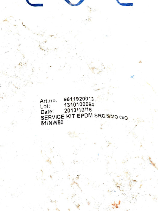 NEW ALFA LAVAL 9611920013 SERVICE KIT EPDM SRC/SMO O/O 51/NW50