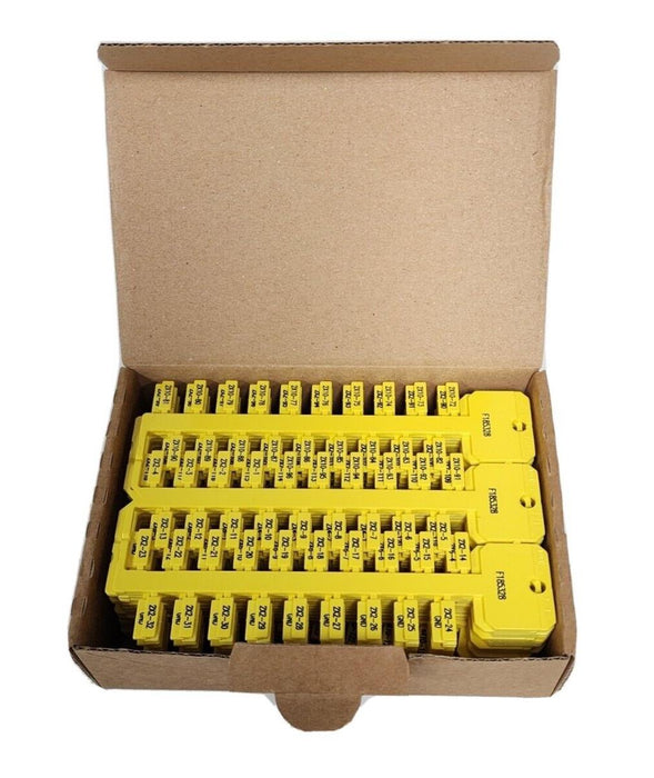 NIB MURRPLASTIK 86361018 (PRICE/PK OF 1026) KS 4/12 LABEL - YELLOW