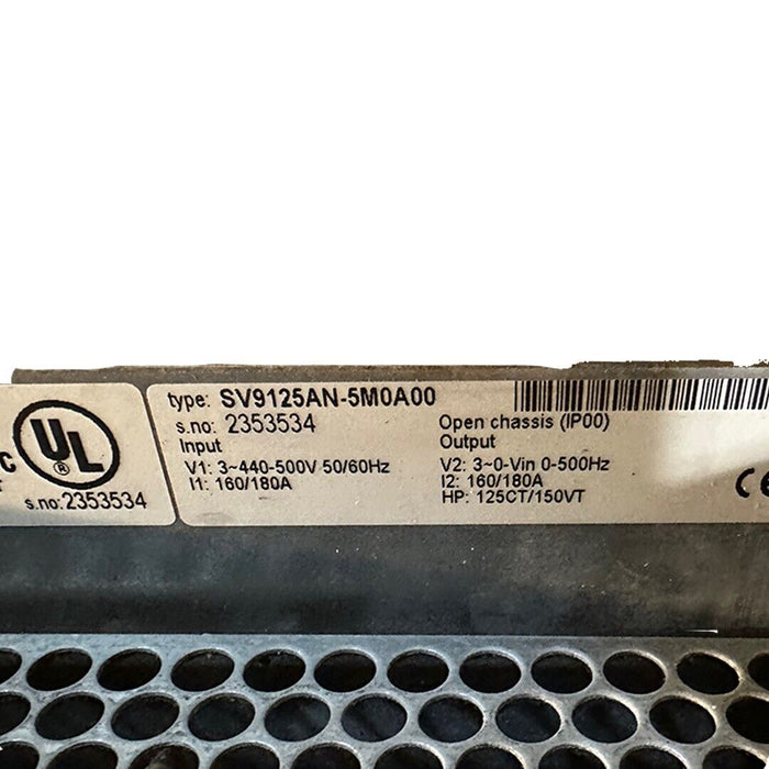 EATON CUTLER-HAMMER SV9125AN-5M0A00 / SV9125AN5M0A00 125HP SV9000 SERIES DRIVE