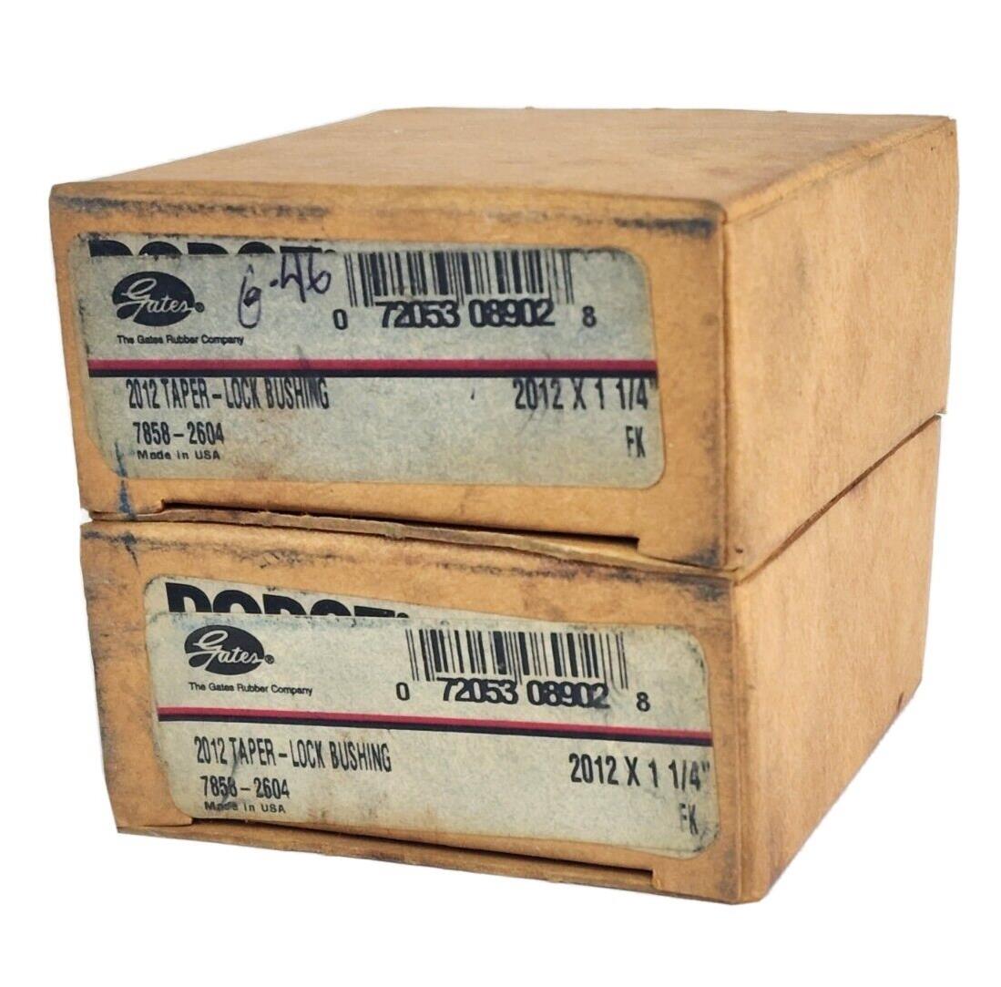 LOT OF 2 NIB GATES 7858-2604 TAPERED LOCK SPROCKET BUSHINGS