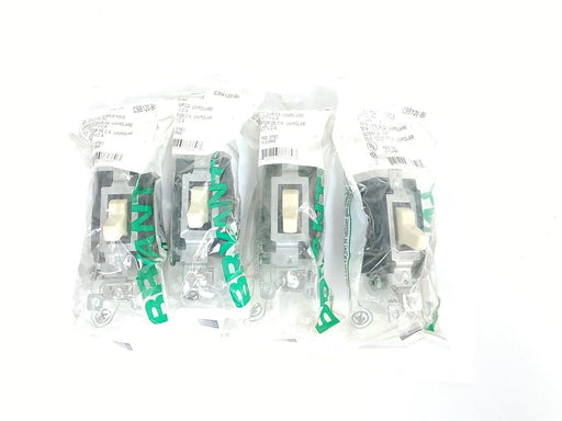 LOT OF 4 NEW BRYANT CSB120-BI AC SWITCHES SINGLE POLE