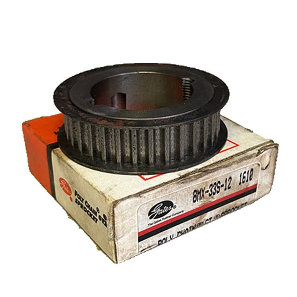 NEW GATES 8MX-33S-12 / 8MX33S12 POLY CHAIN GT SPROCKET 8MX-33S-12 1610 77181033