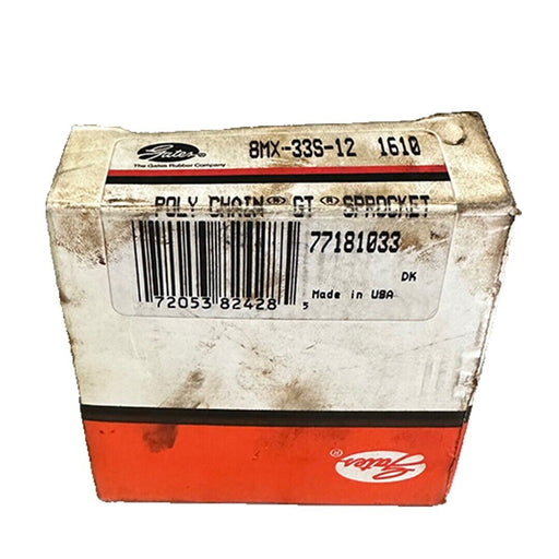 NEW GATES 8MX-33S-12 / 8MX33S12 POLY CHAIN GT SPROCKET 8MX-33S-12 1610 77181033