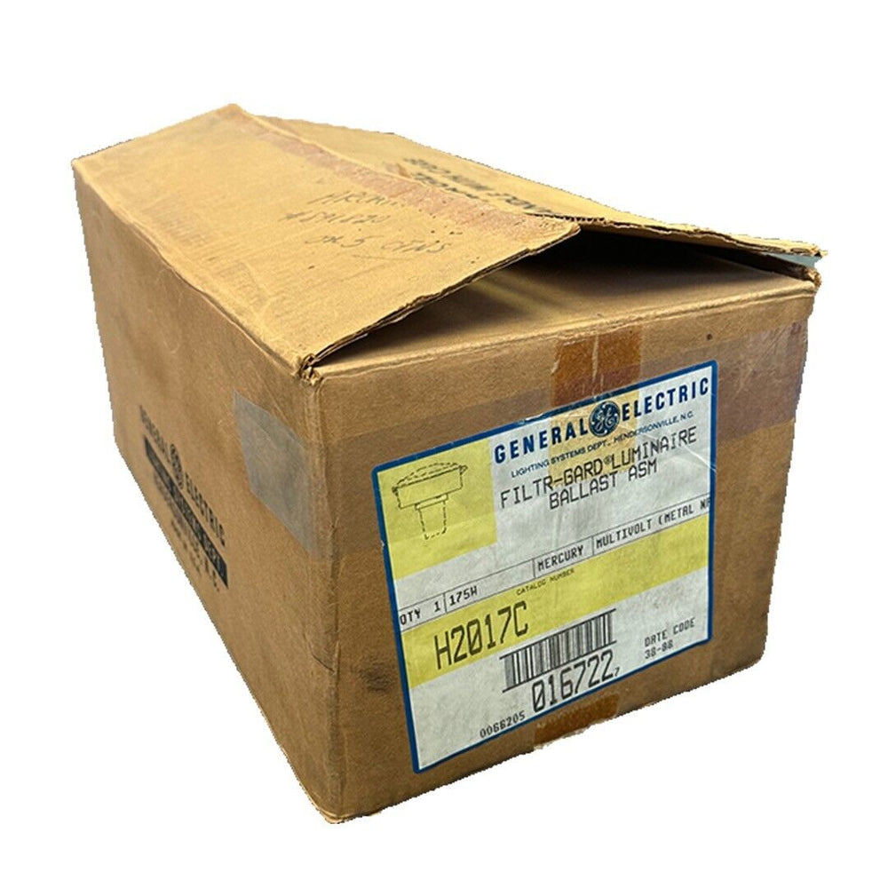 NEW GENERAL ELECTRIC H2017C FILTR-GARD LUMINAIRE BALLAST 175W MULTI-VOLT