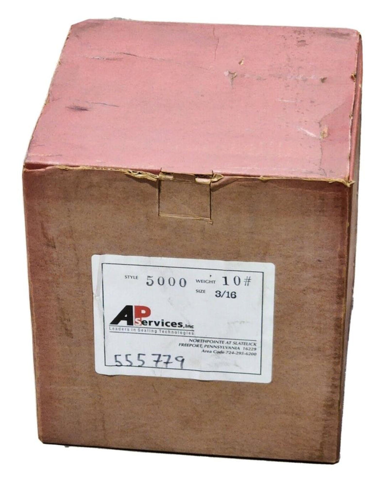 NIB AP SERVICES, INC. STYLE 5000 SIZE 3/16 WEIGHT #10