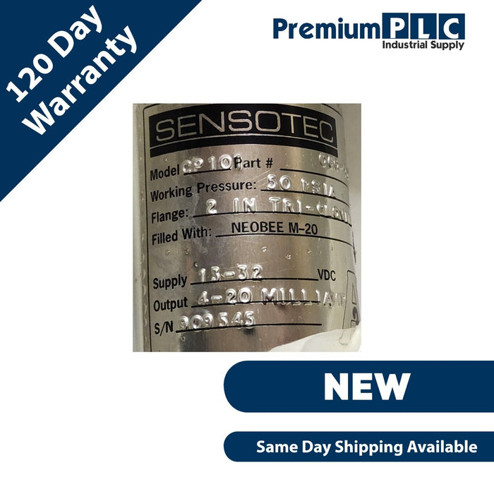 NEW SENSOTEC HONEYWELL CP101 / 060-9406-01 PRESSURE TRANSDUCER 2" TRI-CLOVER FLA
