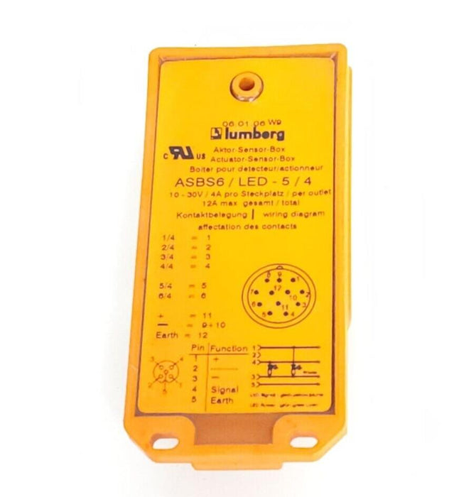 LUMBERG ASBS6/LED-5/4 DISTRIBUTION BOX 4-PORT 6-POLE