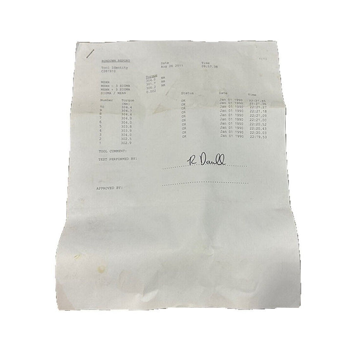 ATLAS COPCO PF3009-F-DN-HW TENSOR S9 W/ ETVS9-450-20CTADST NUTRUNNER AND CABLES