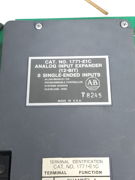 ALLEN BRADLEY 1771-E1C ANALOG INPUT EXPANDER MODULE (12-BIT)