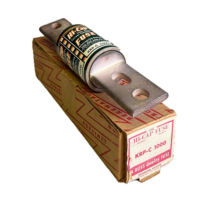 NEW BUSSMAN KRP-C 1000 / KRPC1000 HI-CAP TIME DELAY FUSE 600V CLASS L
