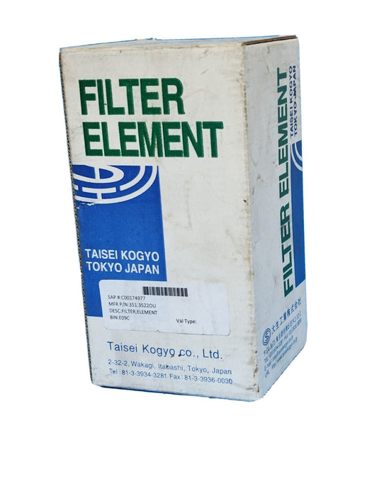 NIB TAISEI KOGYO 3G23 351.352 20U FILTER ELEMENT