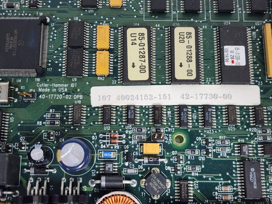 CUTLER HAMMER 40-17720-02 CIRCUIT BOARD 42-17730-00 40024152-151
