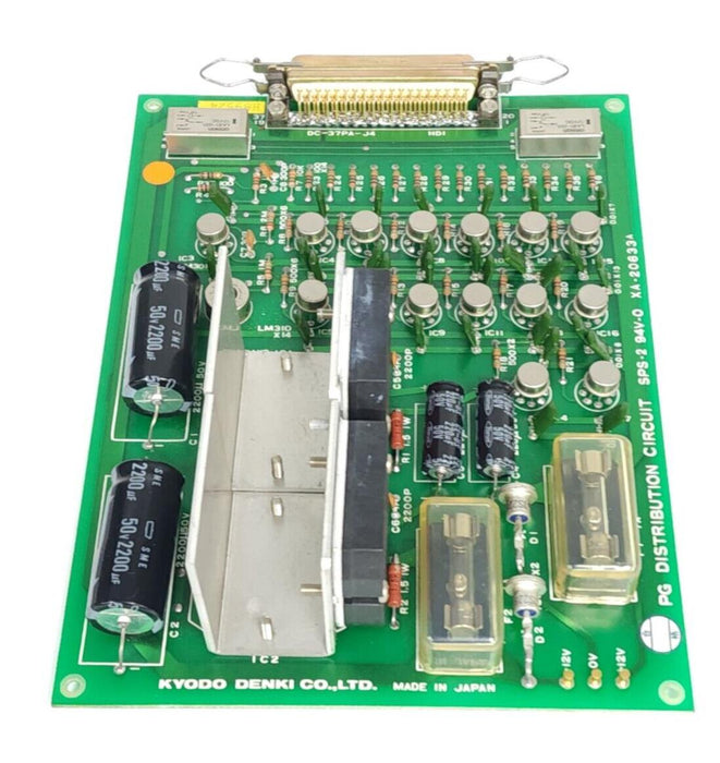 KYODO DENKI CO. SPS-2 94V-0 PG DISTRIBUTION CIRCUIT BOARD XA-20633A XA20633