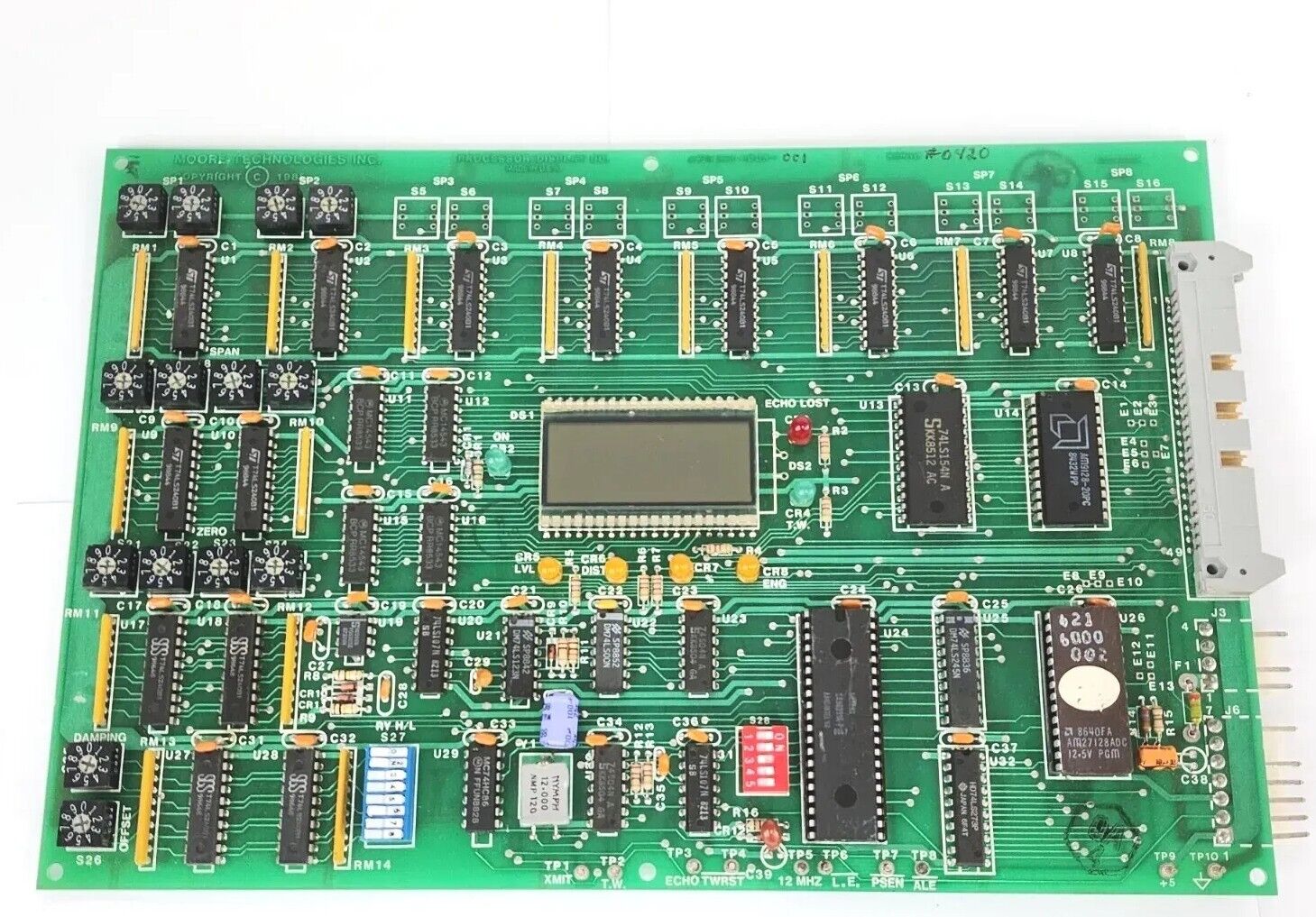 MOORE TECHNOLOGIES INC. 523-1008-001 PROCESSOR DISPLAY BOARD 5231008001