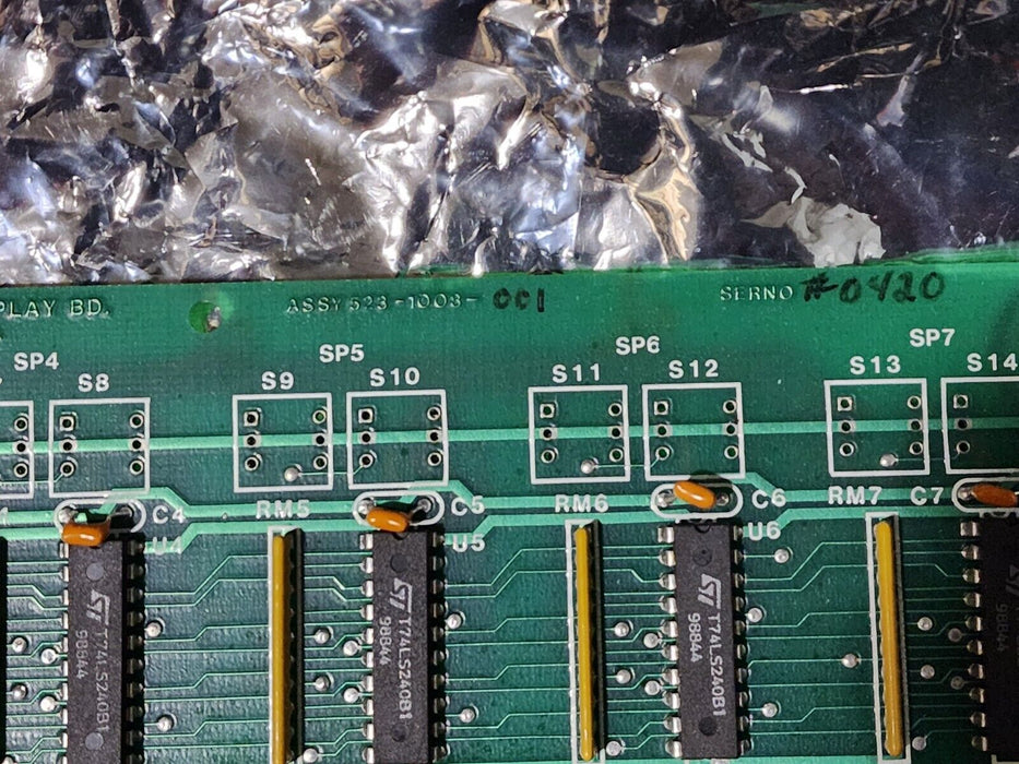 MOORE TECHNOLOGIES INC. 523-1008-001 PROCESSOR DISPLAY BOARD 5231008001