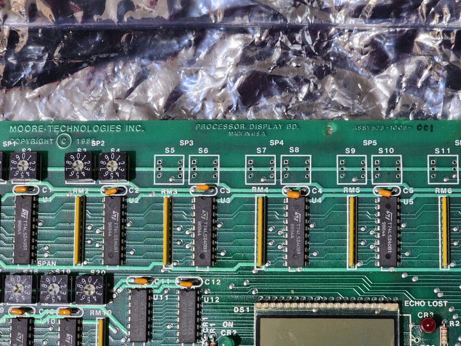 MOORE TECHNOLOGIES INC. 523-1008-001 PROCESSOR DISPLAY BOARD 5231008001