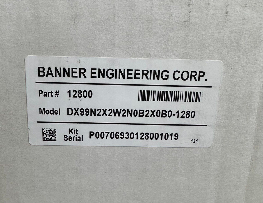 NEW BANNER DX99N2X2W2N0B2X0B0-1280 SURE-CROSS 2.4 DX99 IS NODE W/ BATTERY 12800