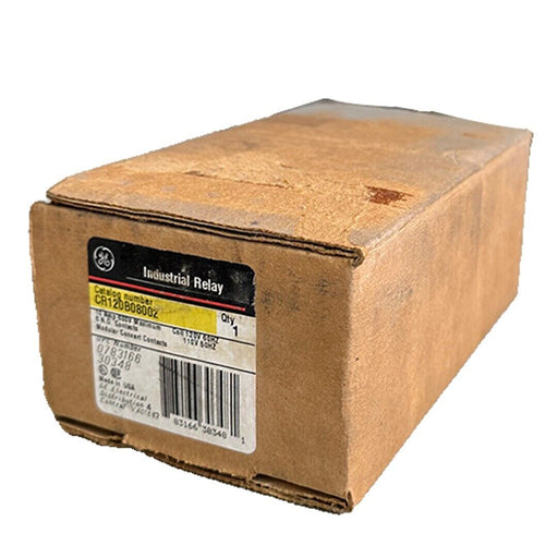NEW GENERAL ELECTRIC CR120B08002 INDUSTRIAL RELAY 10A 600V 8N.O. CONVERT CONTACT