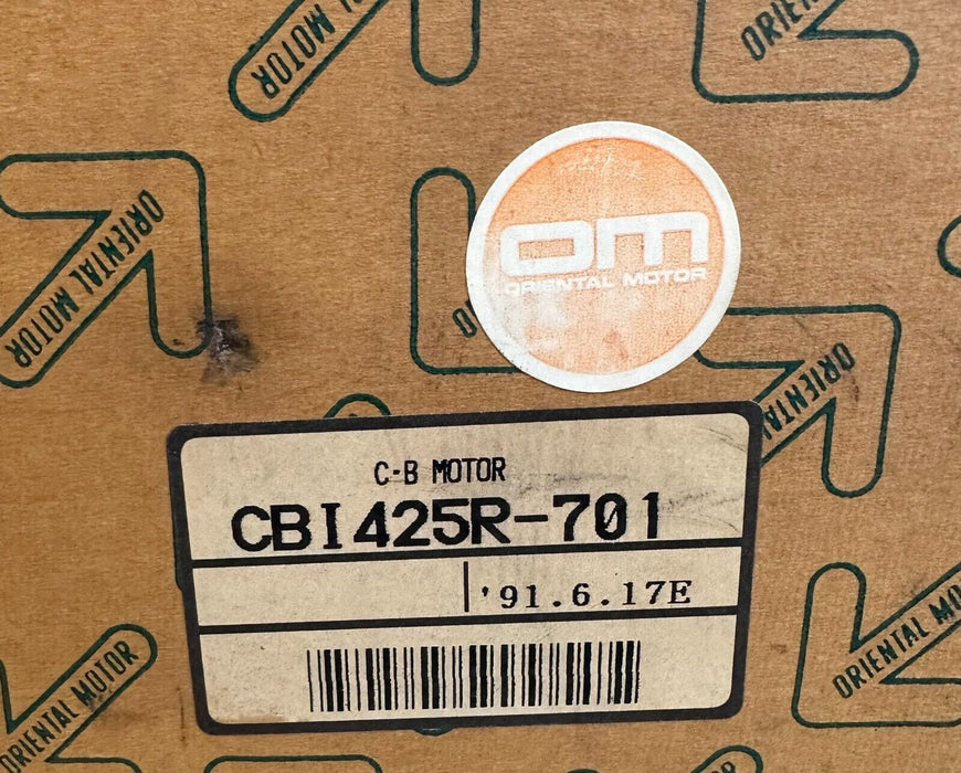 NEW ORIENTAL MOTOR CBI425R-701 / CBI425R701 CLUTCH-BRAKE MOTOR 100V 25W 50/60Hz