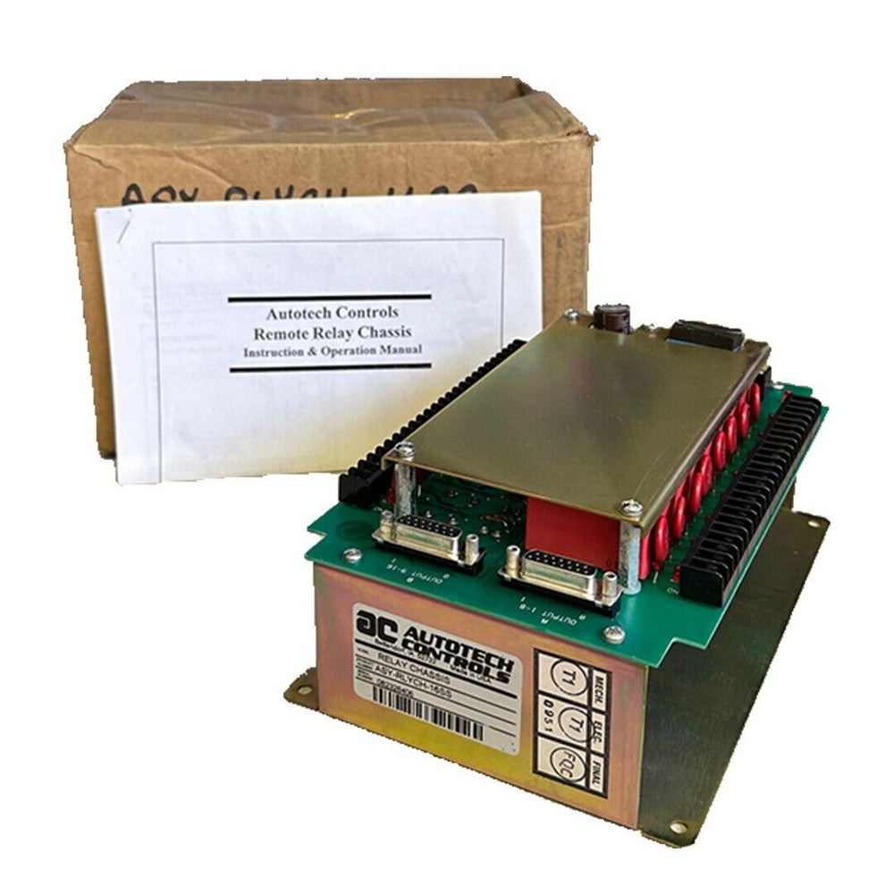 NEW AVG AUTOTECH CONTROLS ASY-RLYCH-16SS / ASYRLYCH16SS REMOTE RELAY CHASSIS
