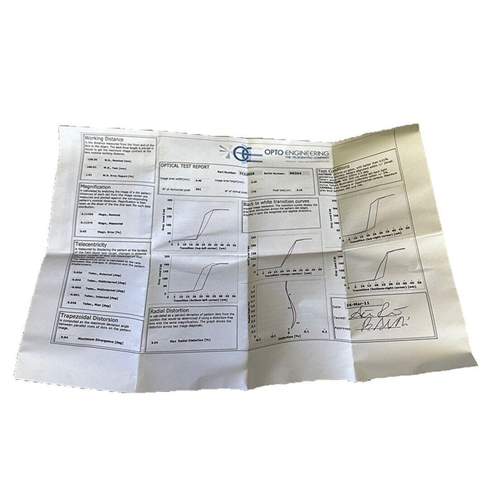 NEW OPTO ENGINEERING TC 12 56 / TC1256 TC SERIES BI-TELECENTRIC LENS TC12056
