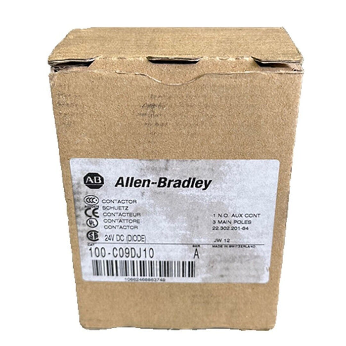 NEW ALLEN BRADLEY 100-C09DJ10 /A CONTACTOR 1N.O. AUX CONT 3-POLE 24V 100C09DJ10