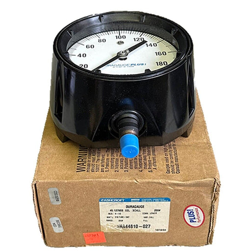 NEW ASHCROFT 45 127922 02L XC4LL / 1NA44810-027 DURAGAUGE 4-1/2'' RANGE 200#