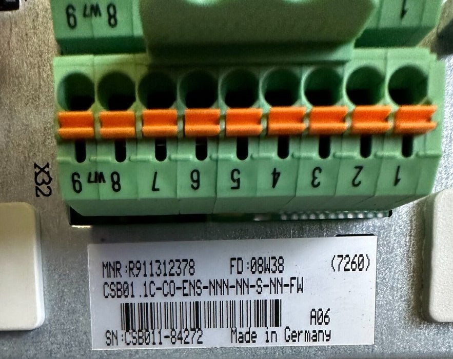 BOSCH REXROTH CSB01.1C-CO-ENS-NNN-NN-S-NN-FW Indradrive CONTROL UNIT R911312378