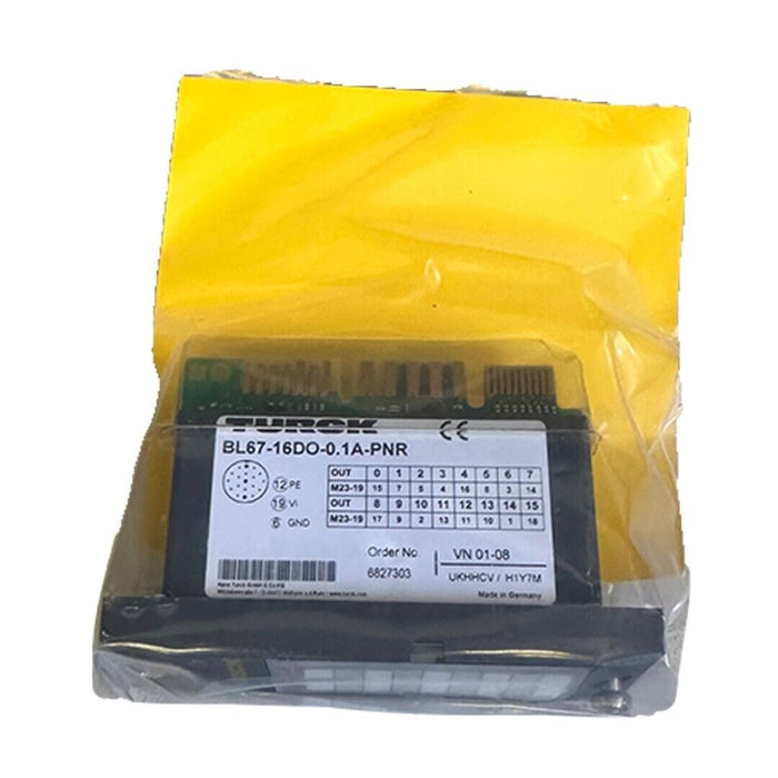 NEW TURCK BL67-16DO-0.1A-PNR / BL6716DO01APNR BL67 SYSTEM OUTPUT MODULE 6827303