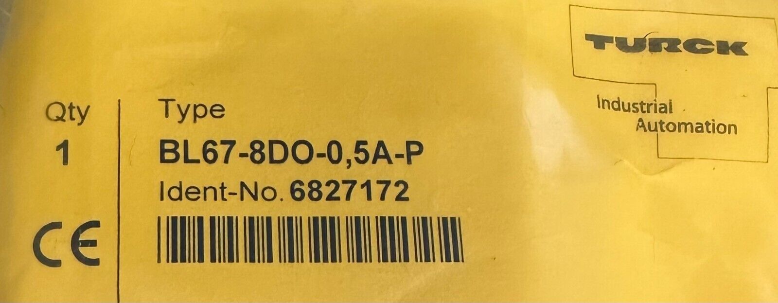 NEW TURCK BL67-8DO-0,5A-P / BL678DO05AP BL67 SYSTEM COMM INTERFACE 6827172