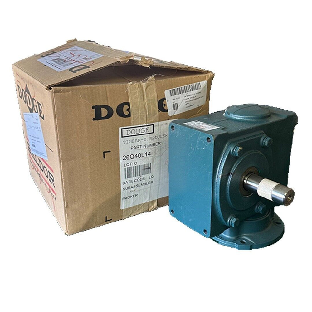 NEW BALDOR DODGE 26Q40L14 TIGEAR-2 GEAR REDUCER 40:1 RATIO 1.55HP 1750RPM