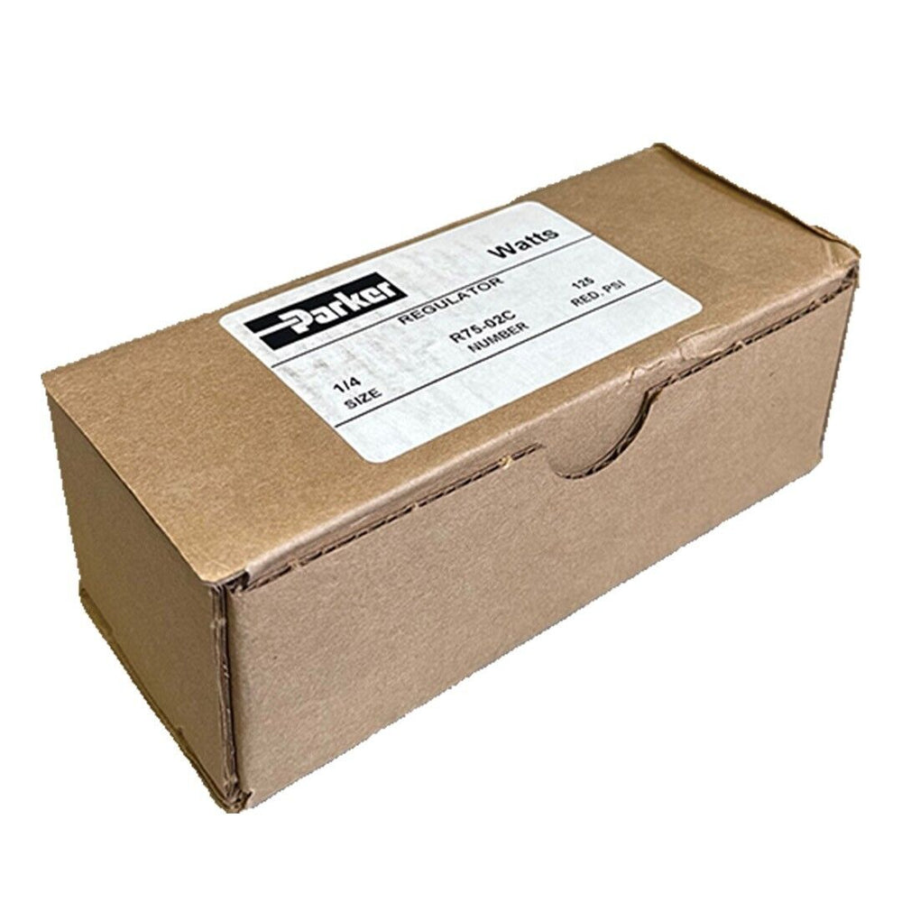 NEW PARKER WATTS R75-02C / R7502C 1/4'' REGULATOR 125PSI