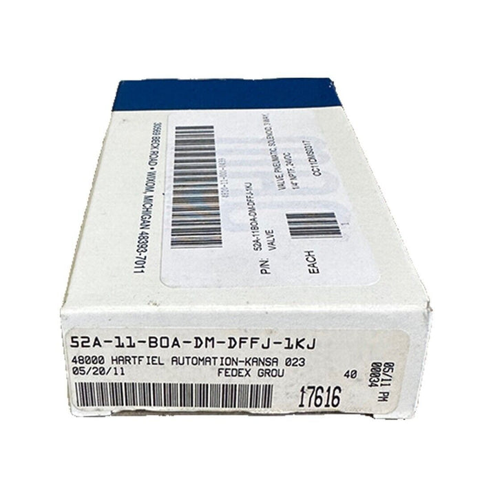 NEW MAC 52A-11-BOA-DM-DFFJ-1KJ / 52A11BOADMDFFJ1KJ 3-WAY SOLENOID VALVE 24VDC