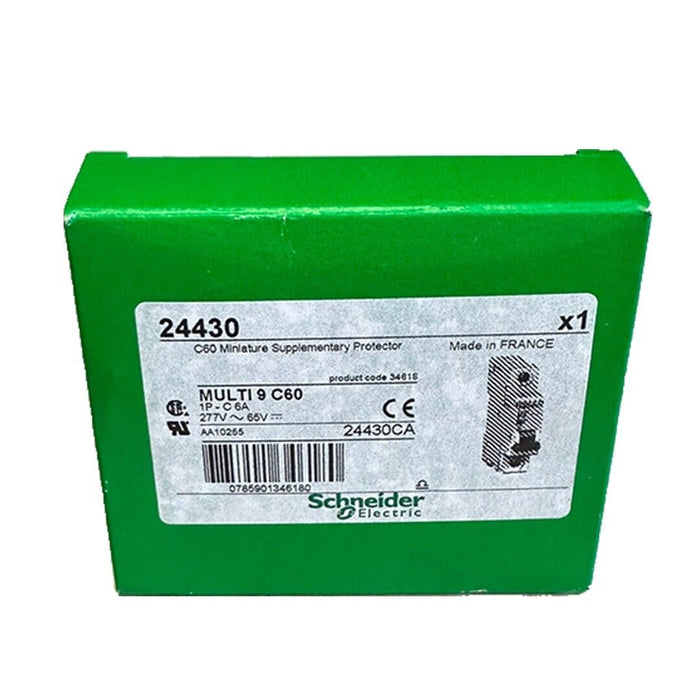 NEW SCHNEIDER ELECTRIC 24430 C60 Multi 9 MINIATURE SUPPLEMENTARY PROTECTOR 6A
