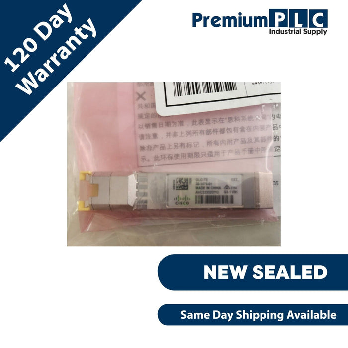 NEW FS CISCO GLC-TE= 30-1475-01 GBIC 1000BASE-T RJ-45 SFP TRANSCEIVER W/HOLOGRAM