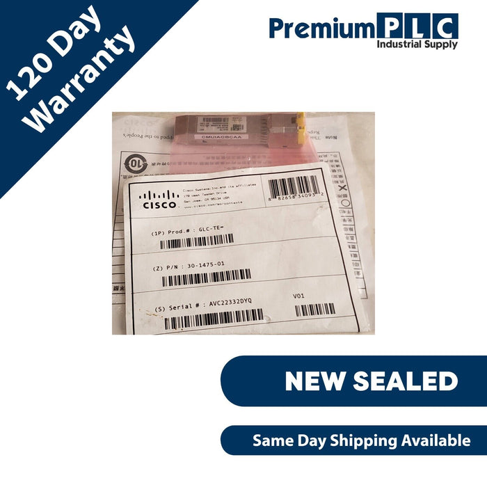 NEW FS CISCO GLC-TE= 30-1475-01 GBIC 1000BASE-T RJ-45 SFP TRANSCEIVER W/HOLOGRAM