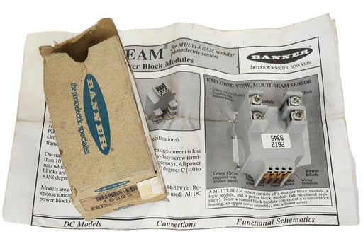 NIB BANNER PBT2 MULTI-BEAM POWER BLOCK 16395