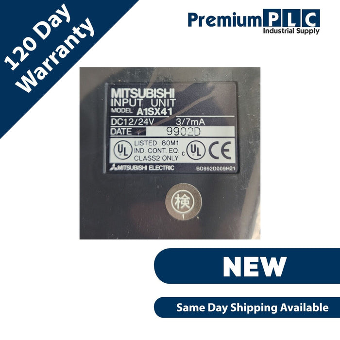 NEW MITSUBISHI A1SX41 MELSEC DC INPUT UNIT PLC MODULE 12/24VDC