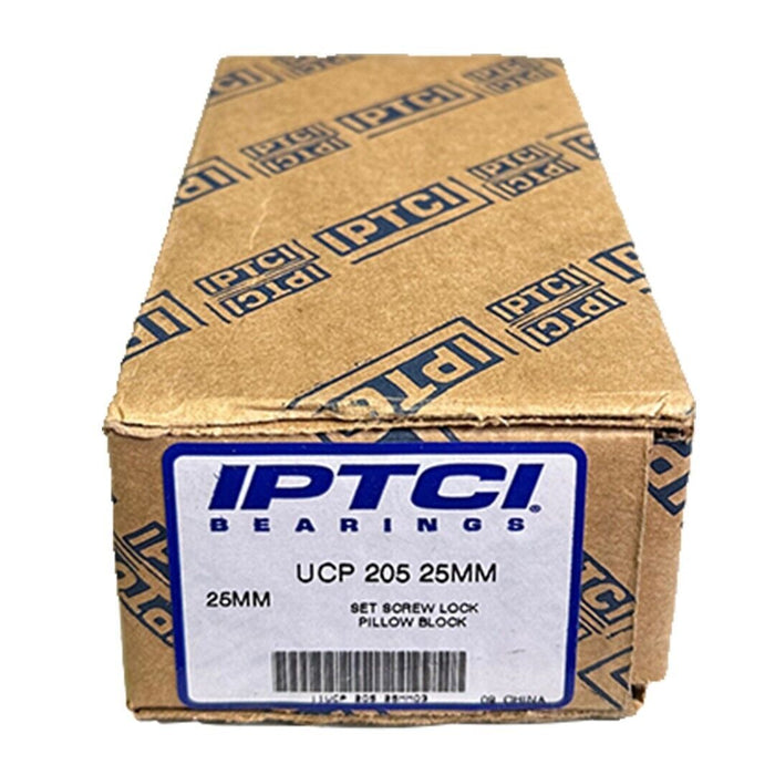 NEW IPTCI BEARINGS UCP 205 25MM / UCP20525MM SET SCREW PILLOW BLOCK BEARING 25mm