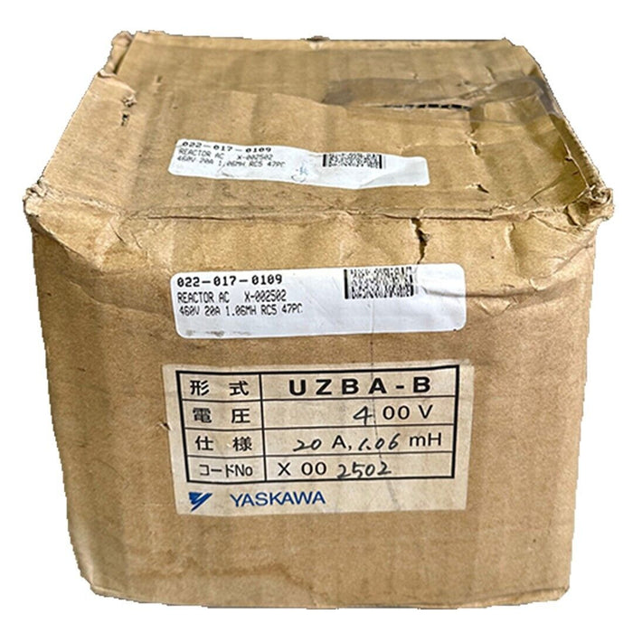 NEW YASKAWA ELECTRIC UZBA-B / UZBAB REACTOR 1.06mH 400/440V 50/60Hz 20A 002502