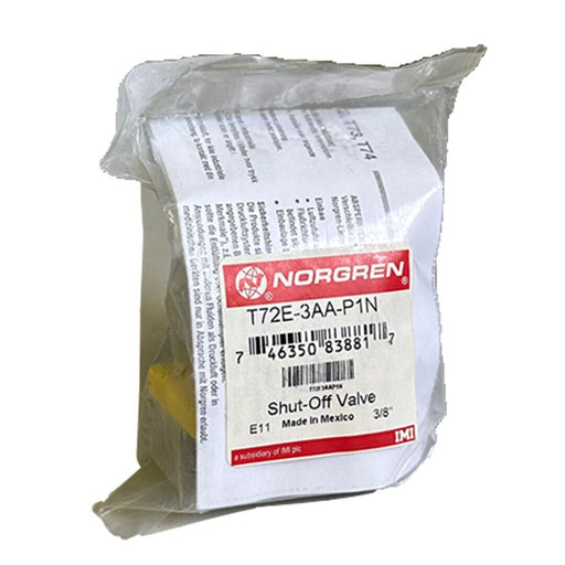 NEW NORGREN T72E-3AA-P1N / T72E3AAP1N SHUT-OFF VALVE 3/8'' SLIDE ACTUATOR