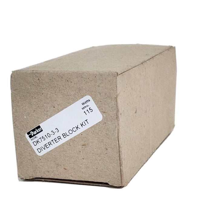 NIB PARKER DK7510-3-3 DIVERTER BLOCK KIT DK751033