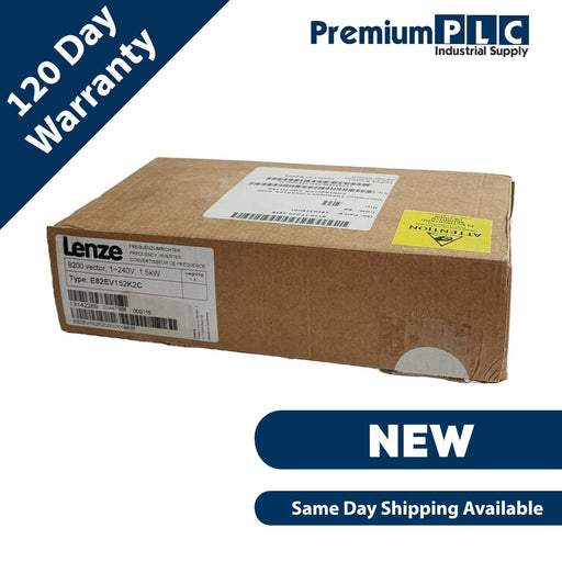 NEW LENZE E82EV152K2C 8200 VECTOR FREQUENCY INVERTER 1.5kW E82EV152K2C000XX4A37