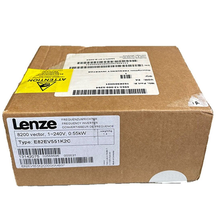 NEW LENZE E82EV551K2C 8200 VECTOR FREQUENCY INVERTER 0.55kW/0.75HP 13142075