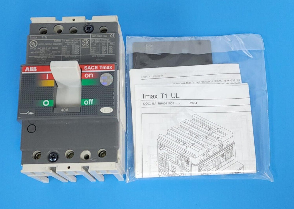 NIB ABB T1N040TL SACE TMAX T1N CIRCUIT BREAKER 1SDA061803R1