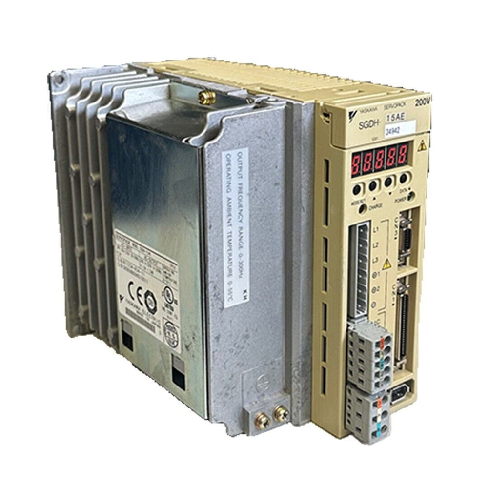 YASKAWA SGDH-15AE / SGDH15AE SERVOPACK AC DRIVE 200-230V 9.5A 50/60Hz V. 34942