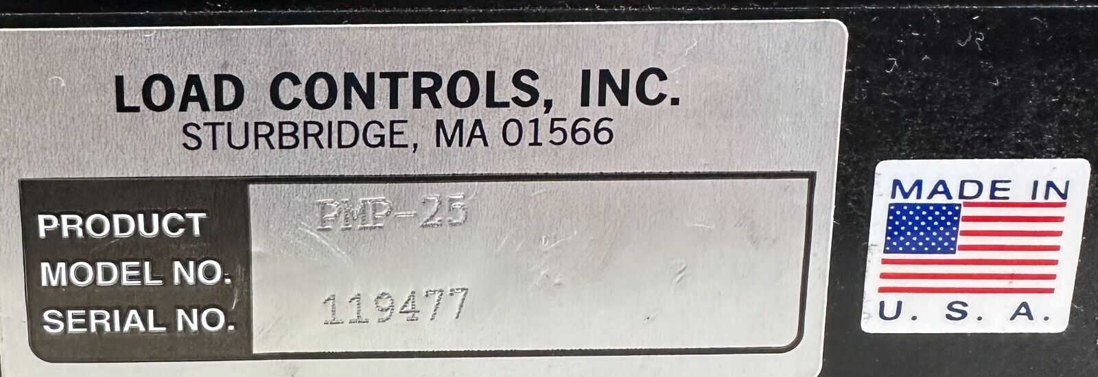 LOAD CONTROLS INC. PMP-25 / PMP25 PUMP LOAD CONTROLLER P SERIES 120VAC 60Hz 3PH