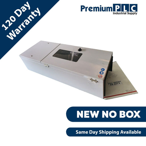 NEW FILLON TECHNOLOGIES FILL SPRAY RA 400 S / RA400S AEROSOL FILLING MACHINE