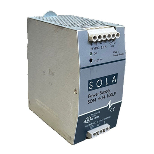 EMERSON SOLA SDN 4-24-100LP / SDN424100LP POWER SUPPLY 1-PH 115/230VAC 50/60Hz